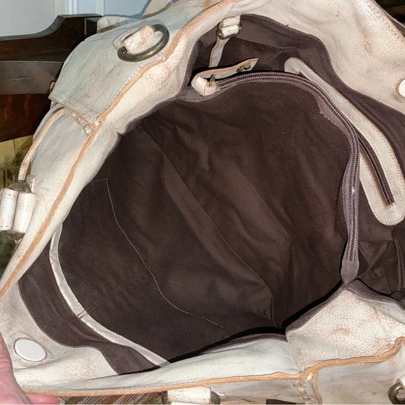 NWT Bed Stu Leather Rockaway Shoulder Crossbody Bag Tote Nectar Lux MSPR $345 - Picture 13 of 15